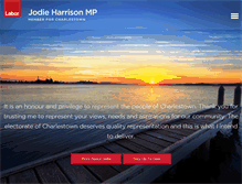 Tablet Screenshot of jodieharrison.com